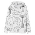 thumbnail image 5 of Shadoumai Toddler Boys Girls Cartoon Print Zip Jacket Hooded Trench Lightweight Kids Coats Windbreaker Outdoor Cute Dust Coats, 5 of 5