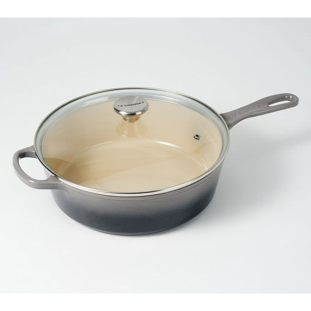 Le Creuset Enameled Cast Iron Signature Cassadou With Glass Lid, 3.75qt