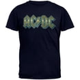 thumbnail image 1 of AC/DC - Flock Logo Blue T-Shirt - Medium, 1 of 1