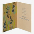 thumbnail image 2 of American Greetings Father's Day Card for Dad, Botanical Vine Design with Gold and Blue Foil, Includes Envelope, 2 of 3