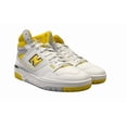 thumbnail image 3 of New Balance 650R Mens Size 10-12 Casual Retro Bball Shoe White Yellow Sneaker, 3 of 6