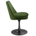 thumbnail image 5 of Side Dining Chair, Green, Velvet, Metal, Bar Pub Cafe Bistro Dining Kitchen Hospitality Restaurant, Modern Contemporary, HB37295, 5 of 10