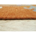 thumbnail image 5 of EORC Rust Wool Traditional Oriental Kilim Rug, 5'6 x 8', 5 of 9