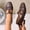 Brown, variant on Womens Mary Jane Shoes with Chunky Low Heel, Square Toe & Adjustable Buckle Strap - Comfortable Retro Flats for Women, Brown,Size 5.5