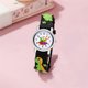 thumbnail image 3 of Reloj para niños, lindo reloj de dibujos animados en 3D para niños y niñas, con correa de plástico, negro, 3 of 3