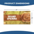 thumbnail image 5 of Grand Opening Banner Large (4Feetx2Feet) By Dreamcontroller | Wall Outdoor Banner Signs With Pre-Punch Holes For Easy Rope Hanging For Business Office Events | Made In Usa | Fast Delivery | Hd Print, 5 of 5