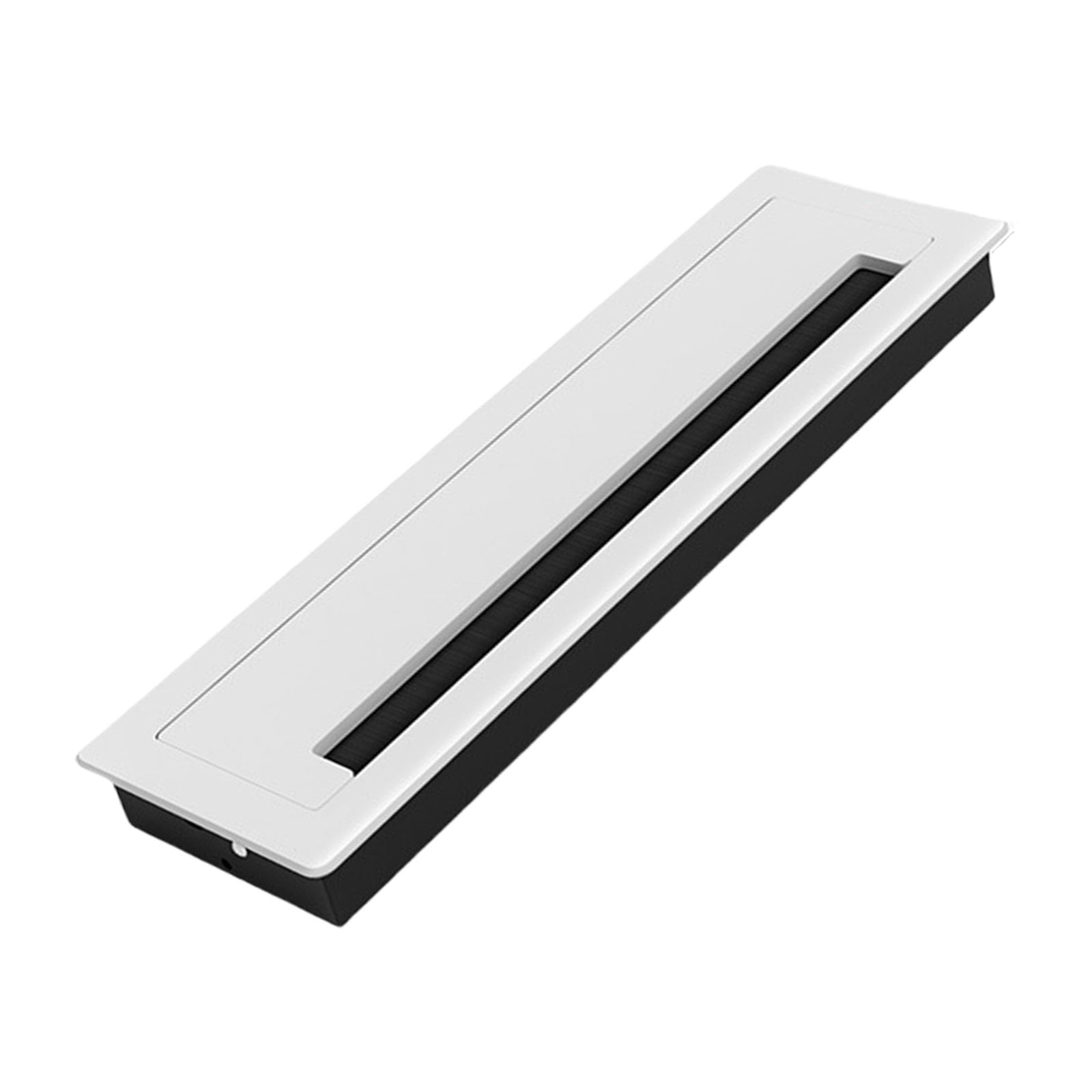Rectangle Cable Grommet Metal Wire Hole Cover for Management Of Computer Desk