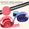 thumbnail image 3 of Hioecau 5Pcs Badminton Racket Grip Tape Anti-slip Sweat Absorbing Shock-proof Breathable Elastic Fishing Rod Tennis Racquet Paddle Overgrip Wrap, 3 of 8