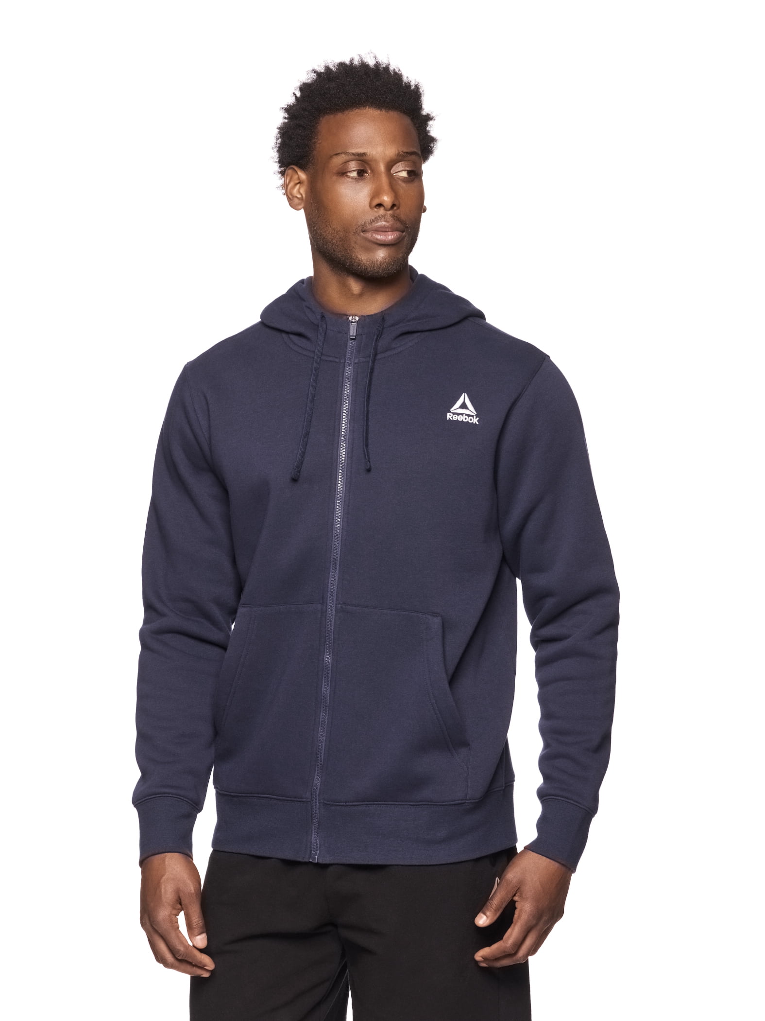 Reebok Men's and Big Men's Game Day Full Zip Hoodie, Sizes XS-5XL