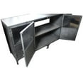 thumbnail image 2 of Sheridan Metal Media Console 61" in Gray, 2 of 2