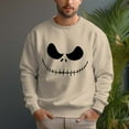 thumbnail image 4 of Men's 330g 100% Cotton Dropped Shoulder Crew Neck Sweatshirt-Grimace Pattern, 4 of 15