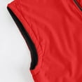 thumbnail image 6 of Plus Size Sports Jacket Vest Women Mens Zip-Up Fleece Softshell Vests Slim-Fit Light Weight Running Travel Coats Red, 3XL, 6 of 6