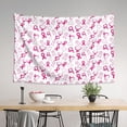 thumbnail image 4 of Easygdp Breast Cancer Awareness4 Tapestry Wall Hanging, Wall Tapestries for Bedroom Aesthetic Living Room Office Decor 60x40in, 4 of 8