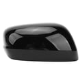 thumbnail image 2 of Car Rearview Mirror Covers for Fit Jazz 2009 to 2014, High Strength, Black Outer Door Mirror Covers, Side Mirror Caps, for Without Turning Signal Light Version, Easy to Install, 2 of 7