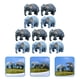 thumbnail image 2 of 10pcs mini figura decoración elefante de elefante, 2 of 5