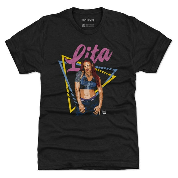 Men's-500 Level Heather Black Lita Premium Tri-Blend T-Shirt