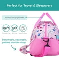 thumbnail image 3 of Pink Dino Overnighter Duffel Bag, 3 of 3