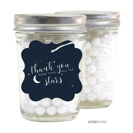 Love You To The Moon And Back Wedding Fancy Frame Gift Tags 24