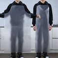 thumbnail image 2 of KERISTY Waterproof Oilproof Transparent PVC Apron Kitchen Baking Cooking Housework Clean, 2 of 7