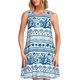 thumbnail image 1 of Easygdp Sea Underwater Jellyfish para Vestido Transpirable de Mujer, Vestido Suelto de Manga Corta con Pliegues y Bolsillos para el Verano, 1 of 7