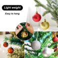 thumbnail image 6 of Christmas Ball Ornaments，Pre-Strung Christmas Tree Decorations，Holiday Hanging Balls-3 Style Shatterproof Plastic Christmas Ornaments Set of 24pcs, 6 of 7