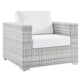 thumbnail image 3 of Modway Convene 4-Piece Outdoor Patio Set in Light Gray White, 3 of 10