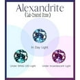 thumbnail image 6 of Alexandrite With Moonstone Ring S925 Sterling Silver Handmade Ring For Women Simple Dainty Ring Love Gift For Her Multicolor Gemstone Ring, 6 of 6