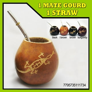 Steel Yerba Mate Cup Bombilla Straw Mate Tea Cup Yerba Mate Gourd Sets V2E7