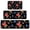 Pioneer Flower Floral-1, variant on Pioneer Flower Floral Print Pattern Kitchen Rugs Sets Of 3,Kitchen Runner Rugs Non Skid Washable,Decorative Kitchen Floor Mats for Kitchen,Sink,Laundry,17X30 Inch 17X47 Inch 17X59 Inch