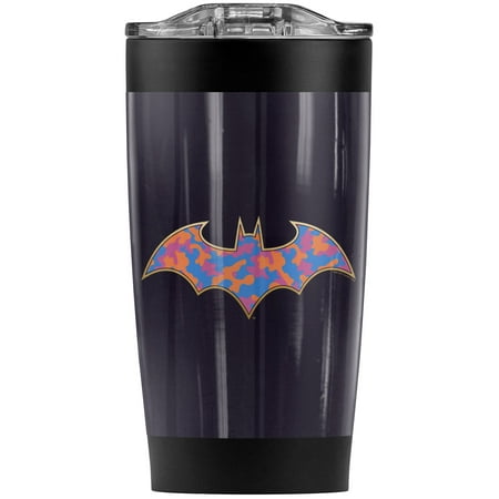 

Batman Gold Camo Stainless Steel Tumbler 20 oz Coffee Travel Mug/Cup Vacuum Insulated & Double Wall with Leakproof Sliding Lid | Great for Hot Drinks and Cold Beverages