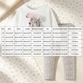 thumbnail image 3 of Nwiuh Girls Clothes Sweatshirt Casual Outfit for Girl Leggings 2 Piece Fall Pants Set (White, 9-10 Years), 3 of 8