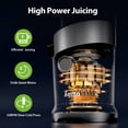 thumbnail image 4 of Aeitto Mega4 Cold Press Juicer, Juicer Machines with 4.35" Large Feed Chute for Whole Fruits & Vegetables, Slow Juicer Easy to Clean, Juice Extractor Self Feeding, Easy to Assemble, 4 of 10