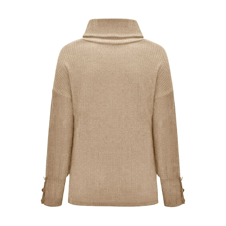 Camel colored cowl neck sweater online