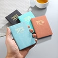 thumbnail image 2 of 2pcs Portable A7 Weekly Planner 2026 Diary, Mini Creative Notebook with PU Leather Cover, Pocket Journal, Weekly Calendar Notepad, 2 of 5