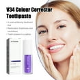 thumbnail image 2 of Toothpaste Brightening Enamel Teeth Whitening Sensitive Reduce Purple Brightening Enamel Yellowing Refreshing Mints Toothpastes Color Corrector, 2 of 9