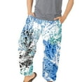 thumbnail image 1 of Pantalones largos para hombre, bombachos de moda, pantalones estampados elásticos sueltos para playa Athleisure Odeerbi ODB-2, 1 of 3