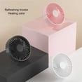 thumbnail image 3 of Naiovety Ventilador de escritorio pequeño plegable retráctil pequeño ventilador colgante tienda ventiladores de refrigeración verano hogar Electrodomésticos Negro, 3 of 6