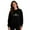 Black, variant on CFLVAEK Womens and Mens Christmas Sweatshirts Novelty Snowflakes Graphic Pullovers Plus Size Long Sleeve Crewneck Sweatshirt for Xmas Christmas Gifts