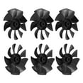 thumbnail image 4 of Fan Blade, 3D Curved Propeller Design Strong  No Deformation Air Compressor Parts  for Air Pump Accessories for Air Compressor Accessories, 4 of 7
