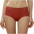 thumbnail image 2 of AherBiu Women Seamless Underwear No Show High Waisted Everyday Briefs Breathable Soft Stretch Ladies Panties, 2 of 4