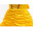 thumbnail image 5 of Little Girl Yellow Princess Dress Off Shoulder Layered Costume, 5 of 5