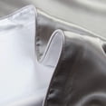 thumbnail image 6 of DISANGNI 100% Mulberry Silk Silk Pillowcase, Used for Hair and Skin, Envelope Type, Silk on one Side and Tencel on The Other Side, 1pc (Light Grey, 1 pc, Standard Size 20"x26"), 6 of 8