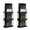 Black, variant on 2 Pack Hanging Handbag Purse Organizer for Closet, 8 Pockets Space Saving Wardrobe Storage with Heavy Duty Hooks (White)