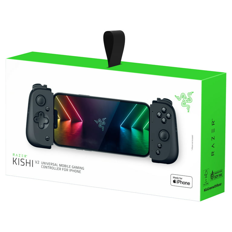 Razer Kishi V2 Mobile Gaming Controller for iPhone, Console Quality  Controls, Universal Fit, Stream PC, Xbox, PlayStation Games, Customizable
