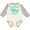 Natural and Heather, variant on Inktastic My Sister Loves Me- Cute Narwhal Boys or Girls Long Sleeve Baby Bodysuit