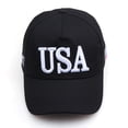 thumbnail image 1 of Trump 2024 Sombrero de EE. UU. Gorra de béisbol de moda Gorra transpirable para las elecciones del presidente Sombrero bordado para papá Sombrero Trump para deportes al aire libre, 1 of 5