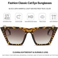 thumbnail image 2 of Gafas de sol estilo ojo de gato con montura de plástico retro vintage, 2 of 5