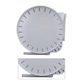 thumbnail image 2 of Estante giratorio sin perforaciones Colgante de pared Estante de almacenamiento de cocina Baño Organizador de esquina de inodoro kenally HA001678-00B, 2 of 7