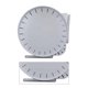 thumbnail image 2 of Estante giratorio sin perforaciones Colgante de pared Estante de almacenamiento de cocina Baño Organizador de esquina de inodoro Sweethay HA001678-00B, 2 of 7