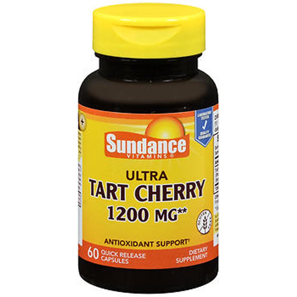 Sundance Vitamins Ultra Tart Cherry Tablets, 1200 mg, 60 Count